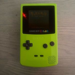 Nintendo Gameboy color lime green